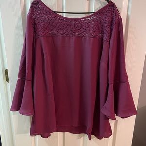 Dressy lace shirt size 18